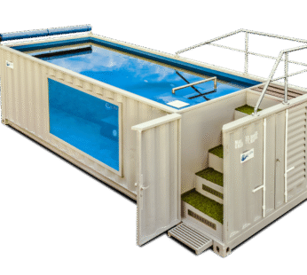 Piscina contenedor panorámica de 12 metros