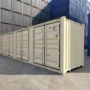 Contenedor marítimo 40 pies lateral abierto beige nuevo