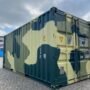 Contenedor Marítimo de 20 Pies – Camuflaje