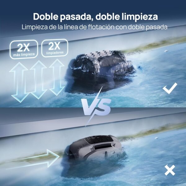 AquaSense 2 Robot Pool Vacuum Cleaner limpiafondos - Imagen 10