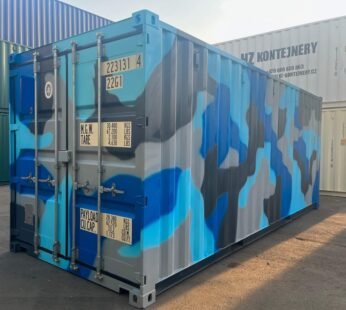 Contenedor Marítimo de 20 Pies – Camuflaje