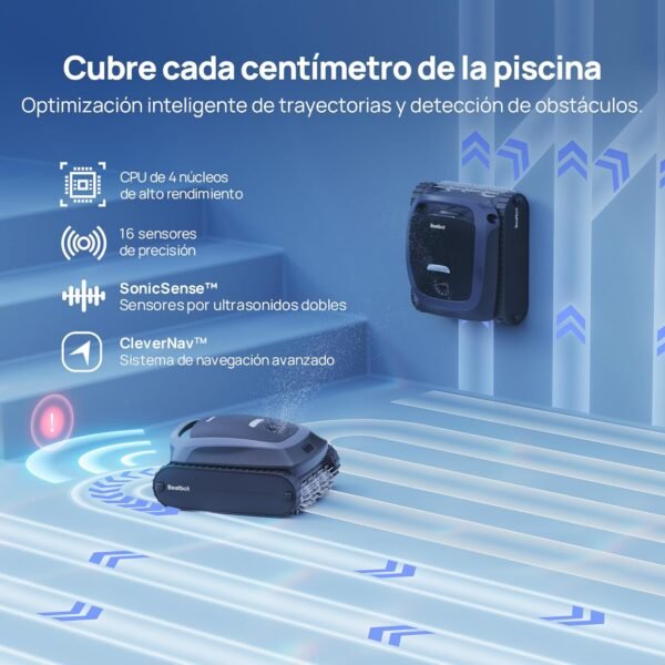 AquaSense 2 Robot Pool Vacuum Cleaner limpiafondos - Imagen 8