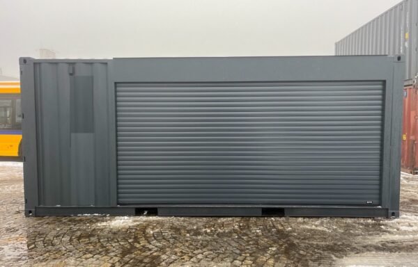 Contenedor de 20 Pies con Persianas y Puerta de Entrada RAL 7016 -C - Imagen 9
