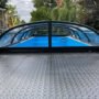 Piscina Contenedor 6,11 x 2,5m Lista para Usar con Techo, Pack Premium