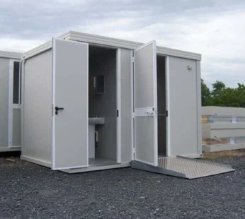 Módulo Sanitario PMR nuevo con WC PMR y Lavabo PMR
