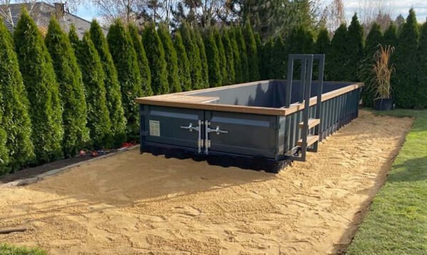 Piscina contenedor 6,2mx 2,5m lista para usar, Paquete Confort - Imagen 3